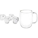 ZWILLING J.A. Henckels Coffee Mug Set, 12 oz, Clear & Coffee Mug 2 Piece, Clear | Amazon (US)