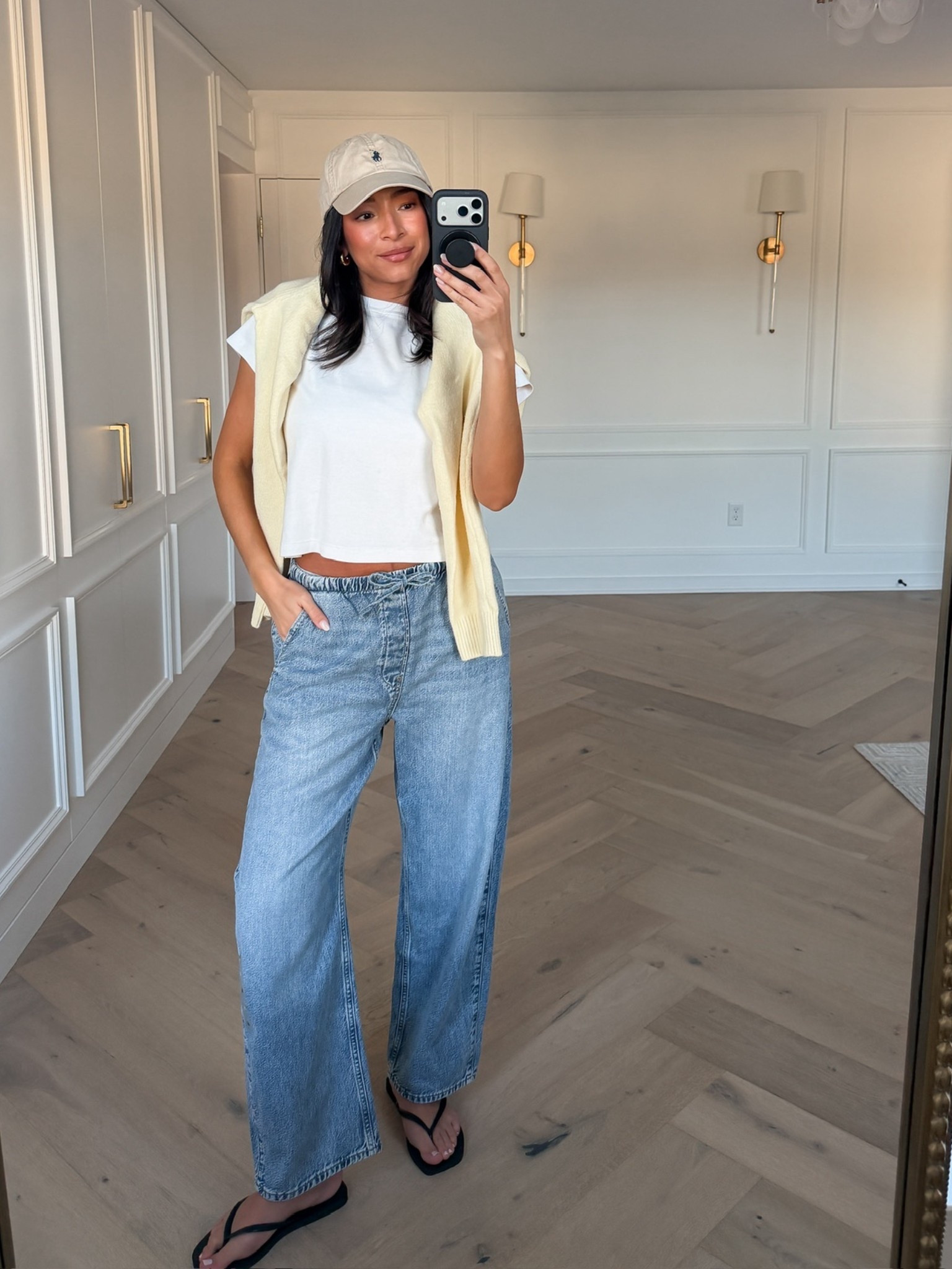 Spring outfit!! Wearing size S white tee, size L zip up jacket, and size M pants (30% OFF) 🤍 These pants are super comfortable and have an elastic waistband! 

spring fashion, spring style, spring outfit, casual outfit, weekend outfit, errands outfit, mom outfit, postpartum outfit, gap outfit, gap sale, barrel jeans

#LTKSaleAlert #LTKmomlife #LTKSeasonal
