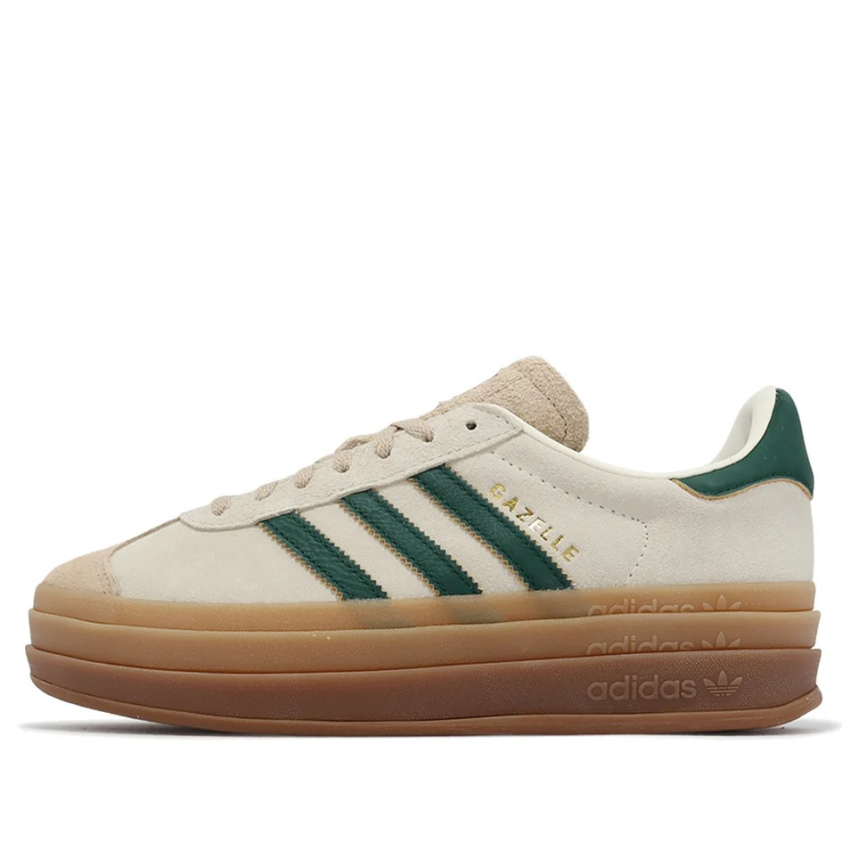 (WMNS) adidas Gazelle Bold 'Cream Collegiate Green' | KICKS CREW