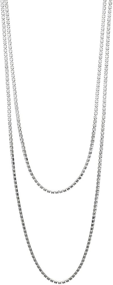 Rosemarie Collections Women's Stunning Glass Crystal Rhinestone Extra Long Endless Strand Necklac... | Amazon (US)