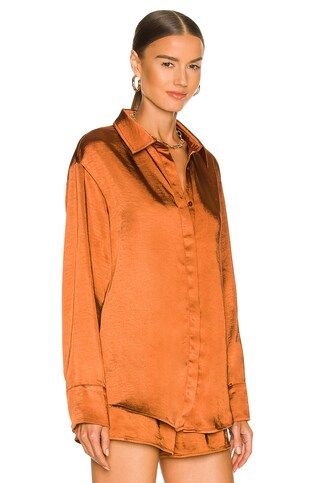 Camila Coelho Amber Top in Brown from Revolve.com | Revolve Clothing (Global)