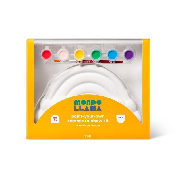 Paint-Your-Own Ceramic Rainbow Kit - Mondo Llama&#8482; | Target