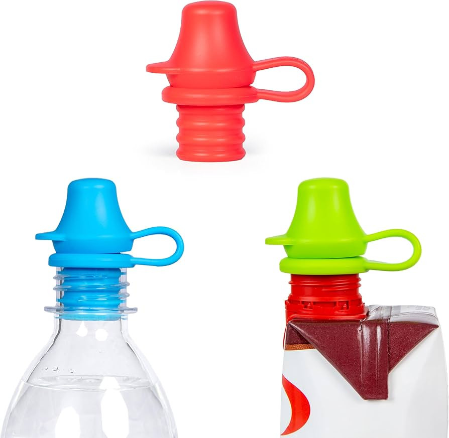 Original Water Bottle Topper for Toddlers – 100% Silicone Sippy Top Spout with Protective Cap m... | Amazon (US)