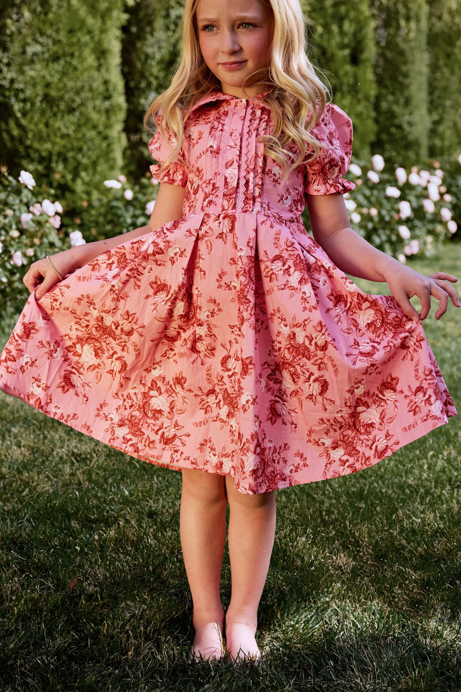 Mini Sophia Dress in Desert Heritage Rose | Ivy City Co