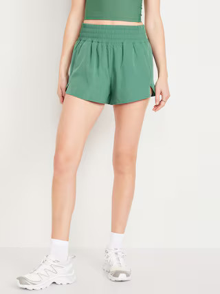 Extra High-Waisted Run Shorts -- 3-inch inseam | Old Navy (US)