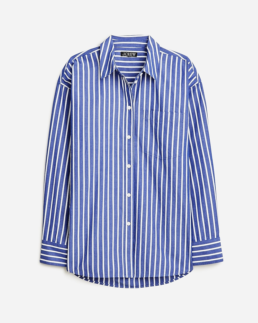 Étienne oversized shirt in striped lightweight oxford | J. Crew US