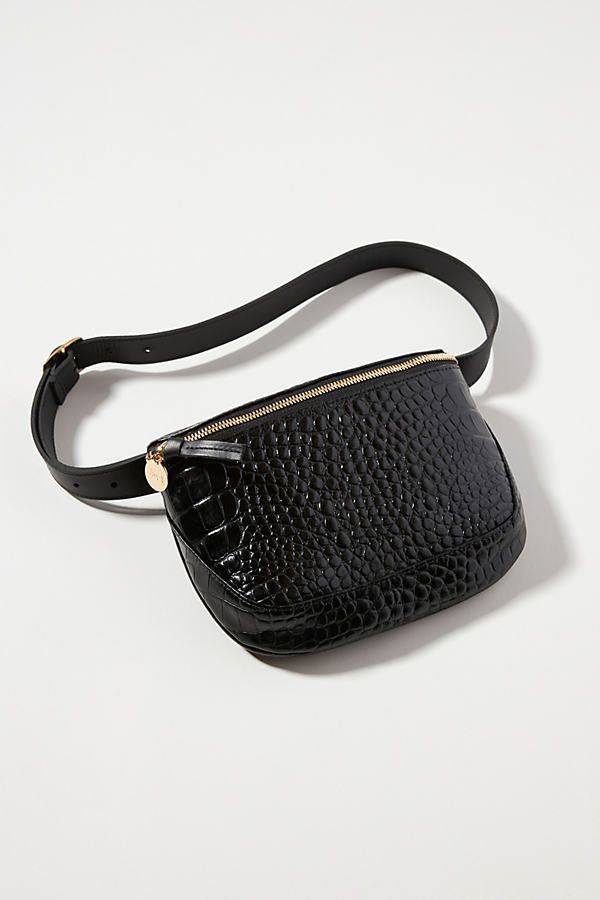 Clare V. Leather Belt Bag By Clare V. in Black | Anthropologie (US)