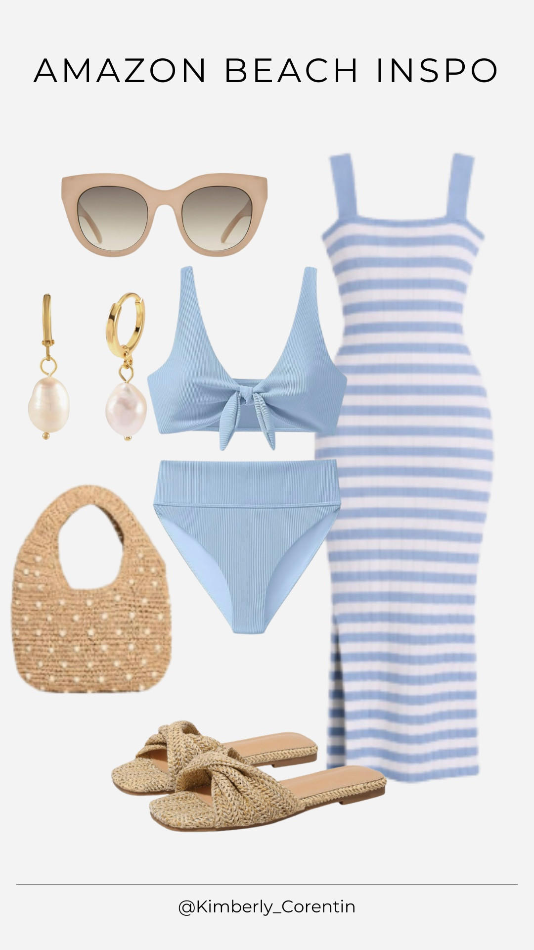 Vacation outfit idea for your summer beach trip! 

Summer outfits, vacation outfits, vacation dress, blue bathing suit, white bathing suit, white bikini, blue bikini, baby blue bikini, pearl earrings, summer sunglasses, sandals, slides, summer sandals

#LTKootd #LTKSwim #LTKTravel