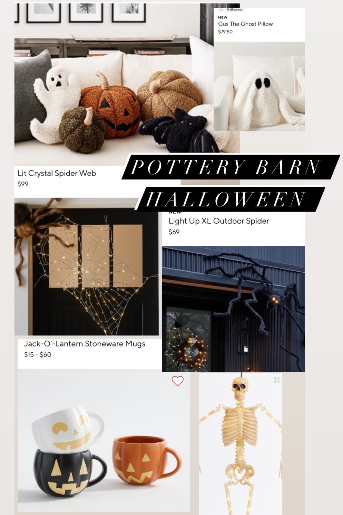 My favorite Pottery Barn Halloween items 

#LTKSeasonal #LTKstyletip #LTKunder100