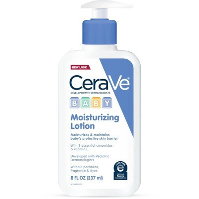 CeraVe Baby Body Gentle Moisturizing Body Lotion Fragrance-Free - 8oz | Target