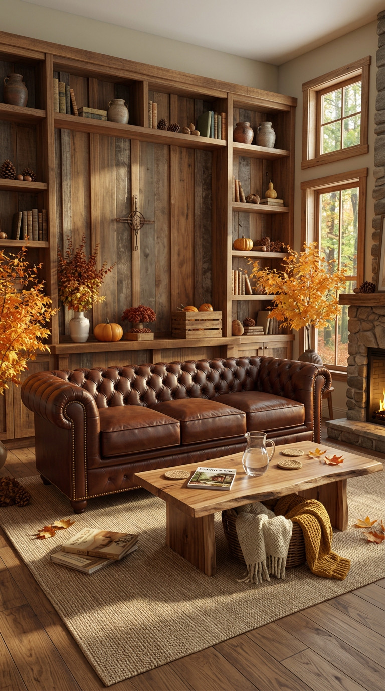 Creating a cozy fall living room starts with a statement piece 🤎🍁 this channel-tufted leather sofa brings instant warmth and a rich, elevated feel that sets the tone for the entire space.

Layered neutrals and warm textures keep the look soft and inviting—think chunky knit throws, linen pillows, and subtle boucle accents. Seasonal touches like dried stems, wood decor, and ambient candlelight add that perfect hint of fall without overwhelming the space.

The key is mixing textures while keeping the palette warm and cohesive ✨ the sofa does the heavy lifting, making it easy to style a space that feels both elevated and cozy.

Everything linked to recreate this fall look 🍂👇

#ltkhome #ltkseasonal #falllivingroom #cozyhome #neutraldecor #ltkstyle #homedecorfinds 

 #LTKSeasonal #LTKHome #LTKSaleAlert