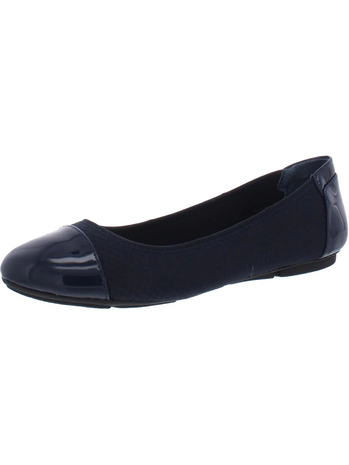 Tavii Womens Faux Leather Toe Cap Ballet Flats | Shop Simon