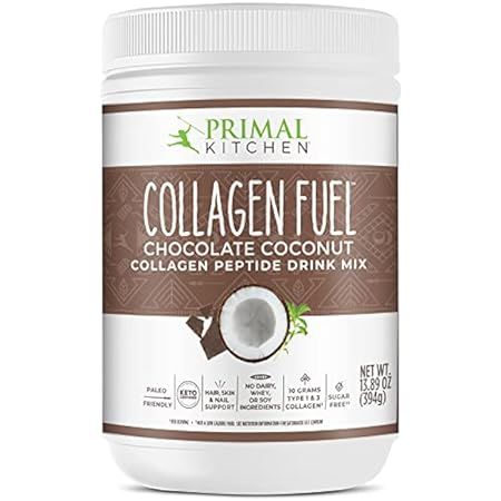 Primal Kitchen Collagen Fuel Collagen Peptide Drink Mix, Vanilla Coconut, No Dairy Coffee Creamer an | Amazon (US)