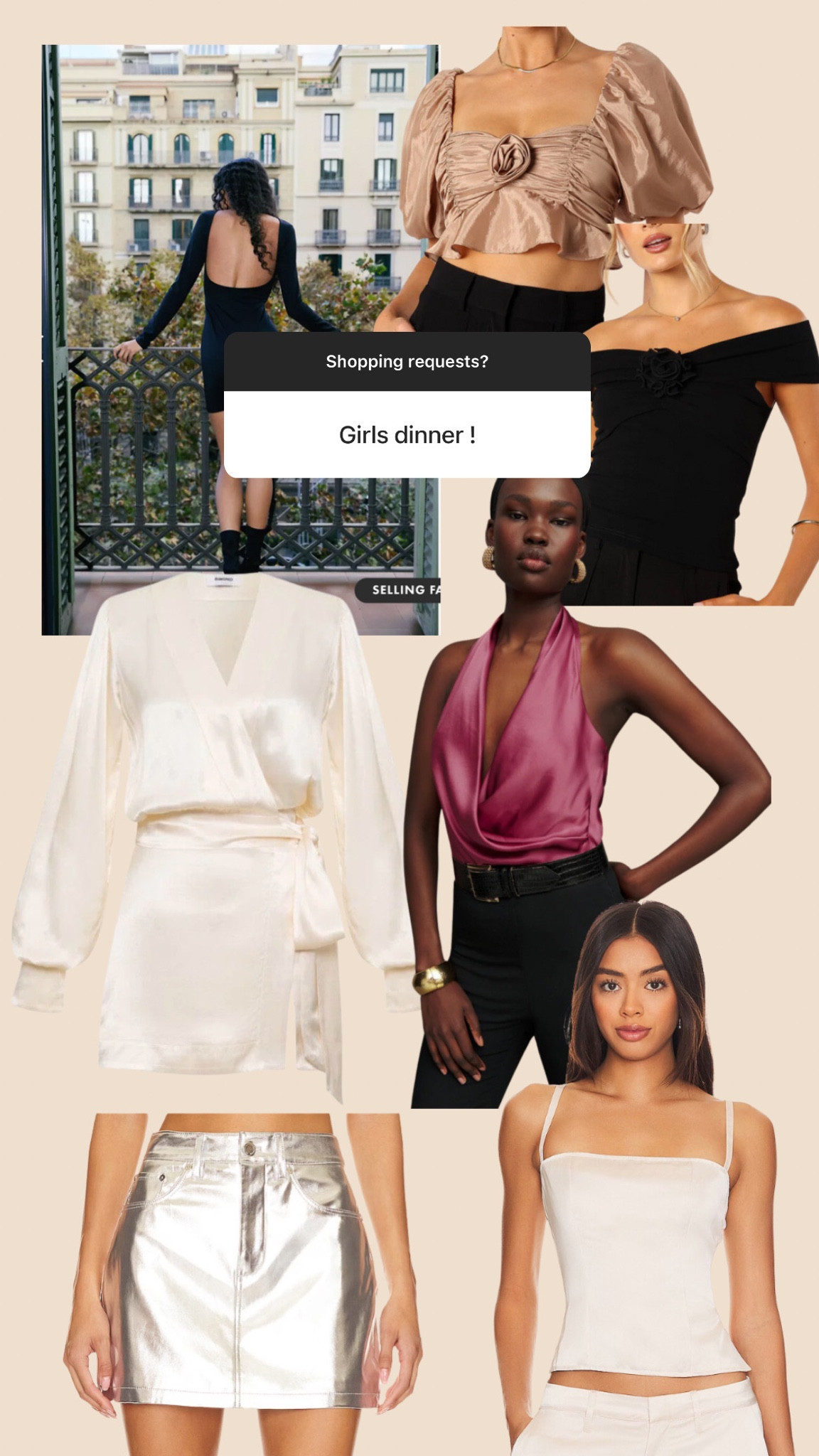 Girls night out aesthetic, girls dinner outfit ideas, winter outfits inspo, going out outfits

#LTKfindsunder100 #LTKparties #LTKstyletip