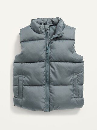Unisex Solid Frost-Free Puffer Vest for Toddler | Old Navy (US)