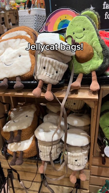 Jellycat bags! 

#jellycat #squishmallow #stuffedanimal #toys #giftideas #kids #family #bag #purse #backtoschool #christmas #halloween 

#LTKitbag #LTKkids #LTKhome
