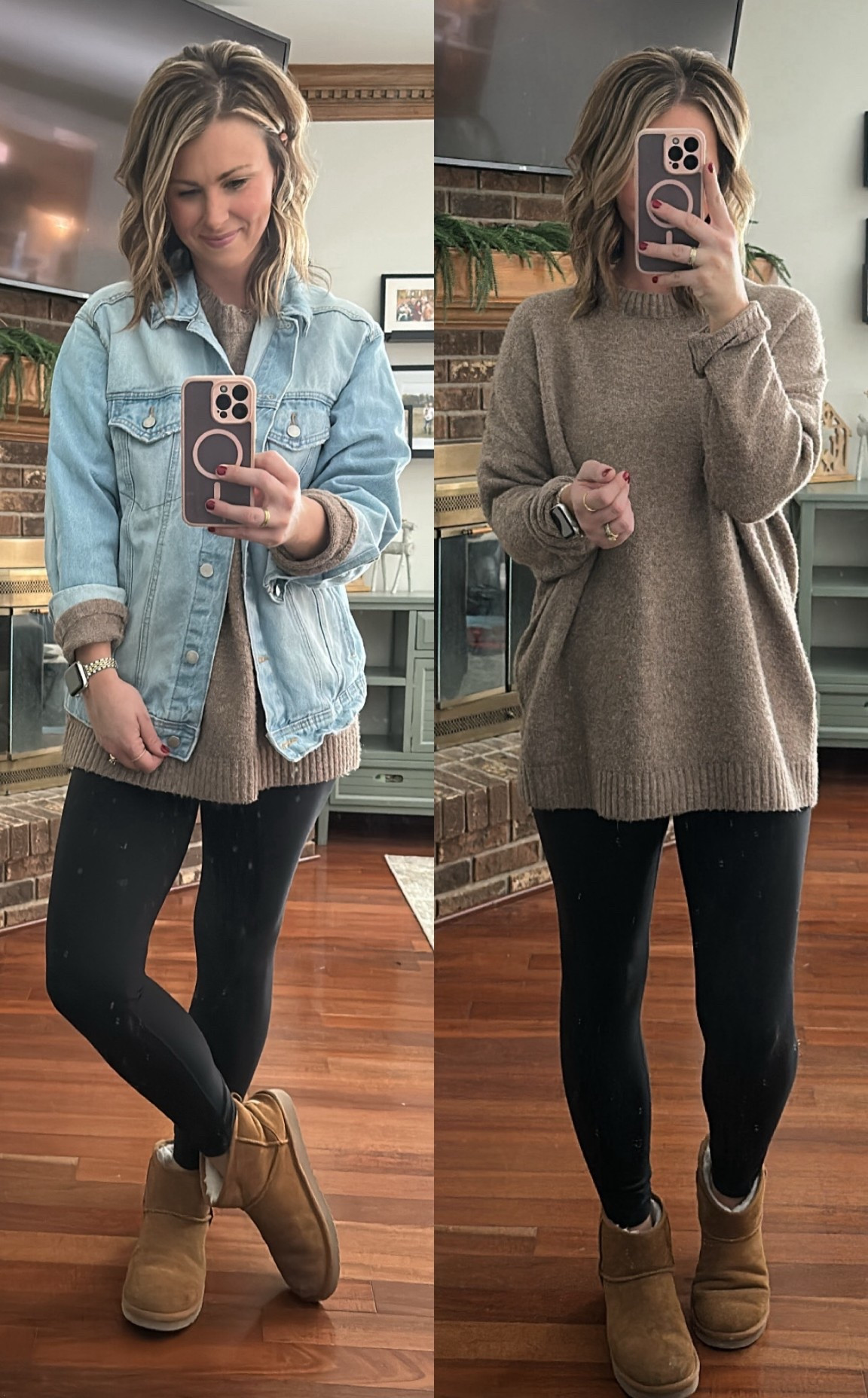Wearing large in sweater but true to size could easily have done a medium. // 

#LTKFindsUnder50 #LTKHoliday #LTKMidsize