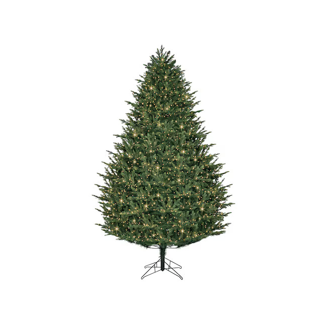 GE 7.5-ft Madison Fir Pre-lit Artificial Christmas Tree with White LED lights | Lowe's