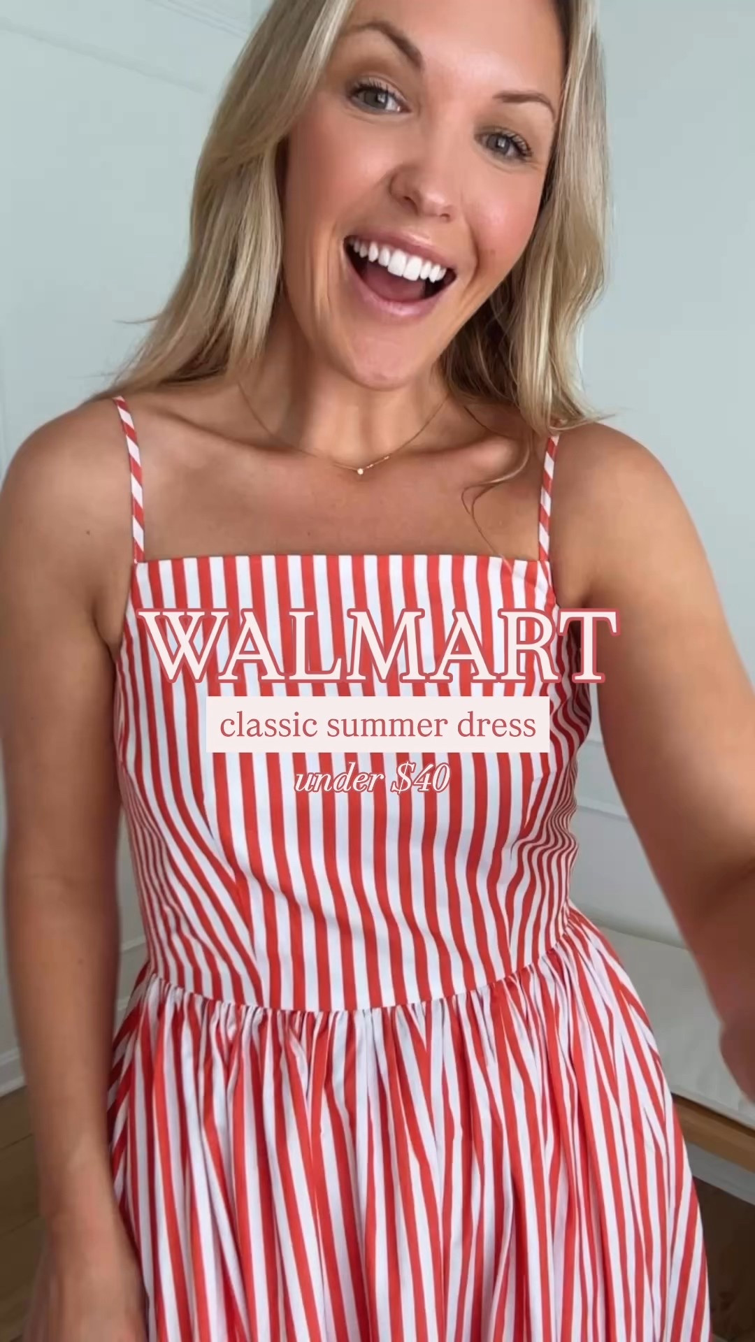 Affordable Walmart summer dress - high sell out risk! Would be perfect for Memorial Day weekend or vacation ☀️ under $40 and I’m wearing a small 

#LTKStyleTip #LTKFindsUnder50 #LTKParties