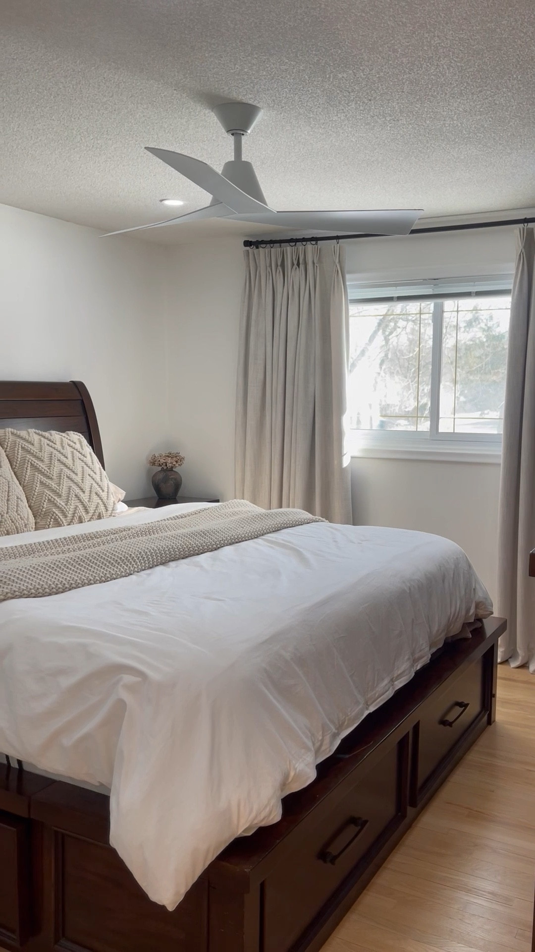 Neutral Master Bedroom 

Really getting the itch to switch our entire bedroom furniture! My only hesitation is these ones we currently have are so easy to clean! Do I switch to the viral upholstered Tilly bed? Hmm.. really considering a spring refresh! 


Curtarra custom curtains, affordable decor, woven nook accent pillows, Tilly bed, Wayfair, Wayfair Canada, spring refresh, bedroom furniture, Wayfair sale, target style, Casaluna knit blanket, brooklinen duvet cover, affordable sheets, Amazon bedsheets, affordable home decor 

#LTKHome #LTKOver40 #LTKSaleAlert