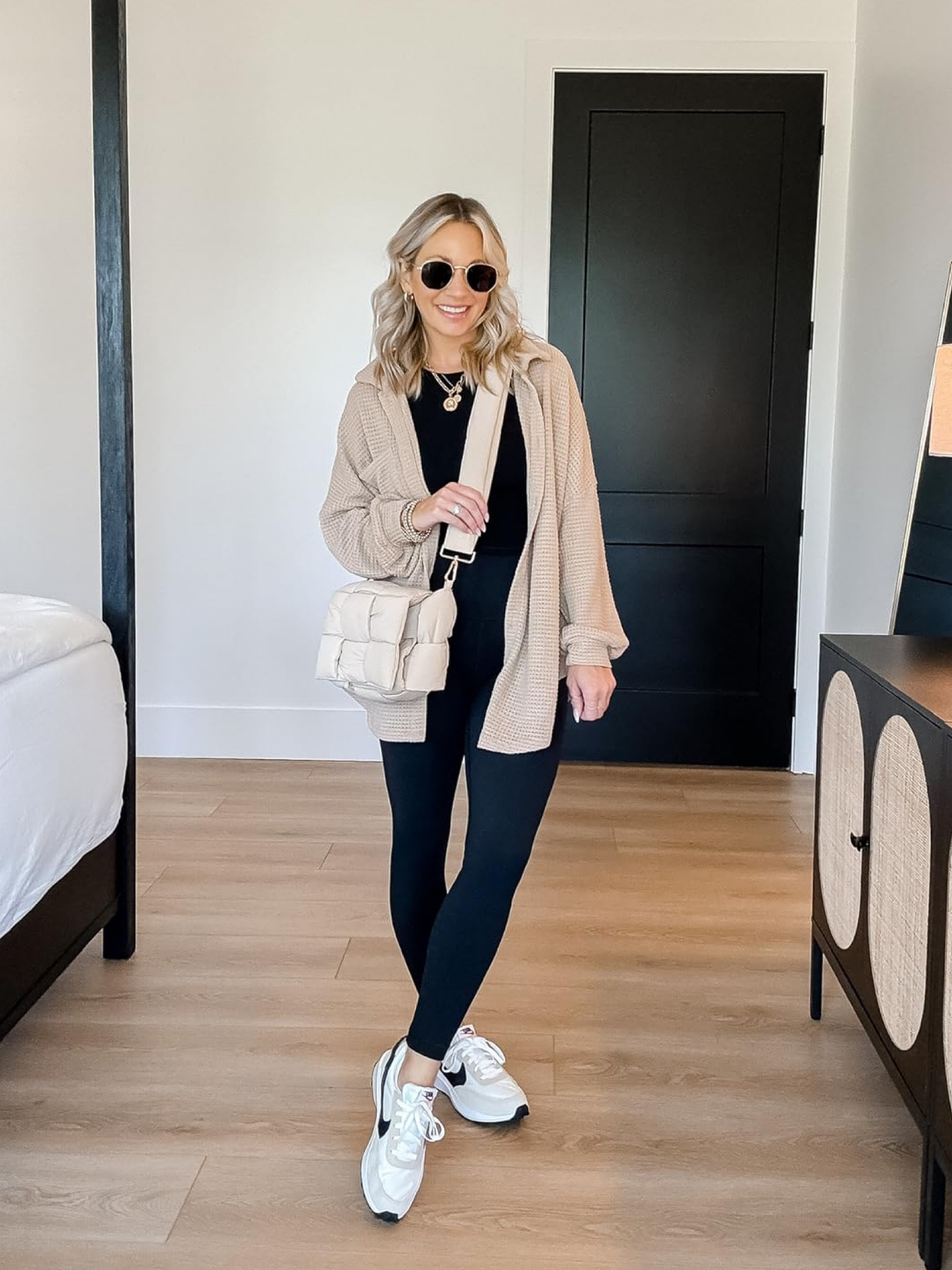 Amazon fall transition outfit! // wearing an xs in tank, small in waffle knit button down and xs in leggings. All run tts

Travel outfit, back to school outfit, fall transition 

#LTKStyleTip #LTKSeasonal #LTKBacktoSchool