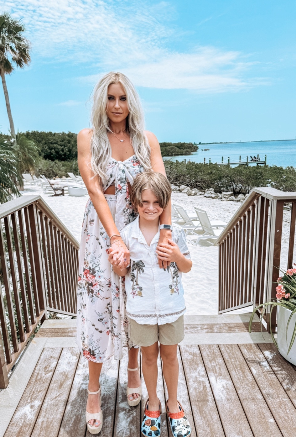 Brunch near the beach? A perfect Spring Sunday. 🥥🥂🤎
We had such a great Mother’s Day. I absolutely loved this sun dress and the adorable Abercrombie kids button down. 

#springoutfit #summeroutfit #brunchdress #springdress #outfitinspo #kidsstyle 

#LTKStyleTip #LTKFamily #LTKKids