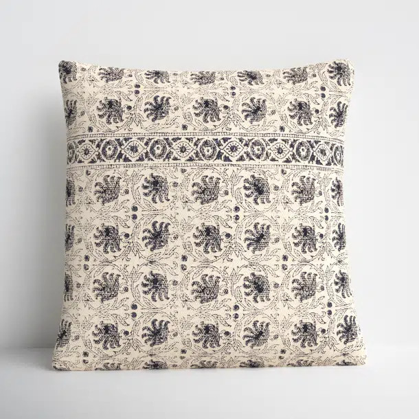 Marianne Floral Cotton Throw Pillow | Wayfair North America