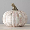 Click for more info about White Ceramic Pumpkin, 6 in.