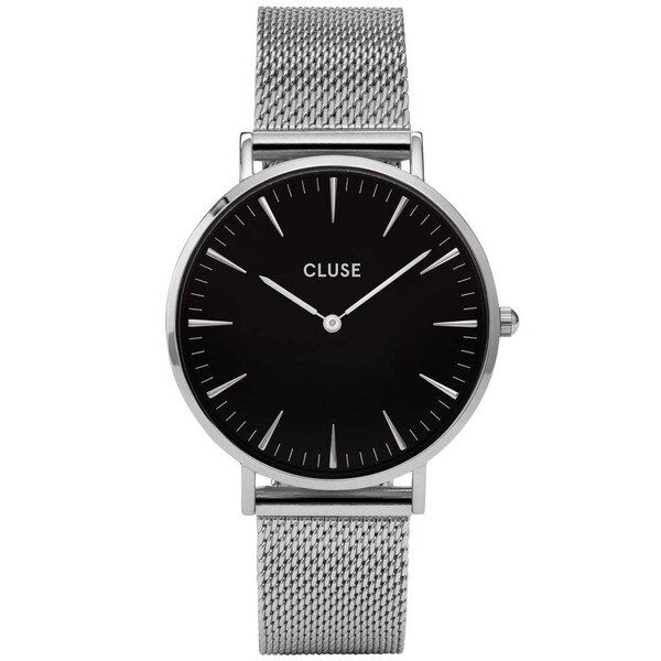 Cluse Women's CL18106 'La Boheme' Stainless Steel Watch - Black - N/A | Bed Bath & Beyond
