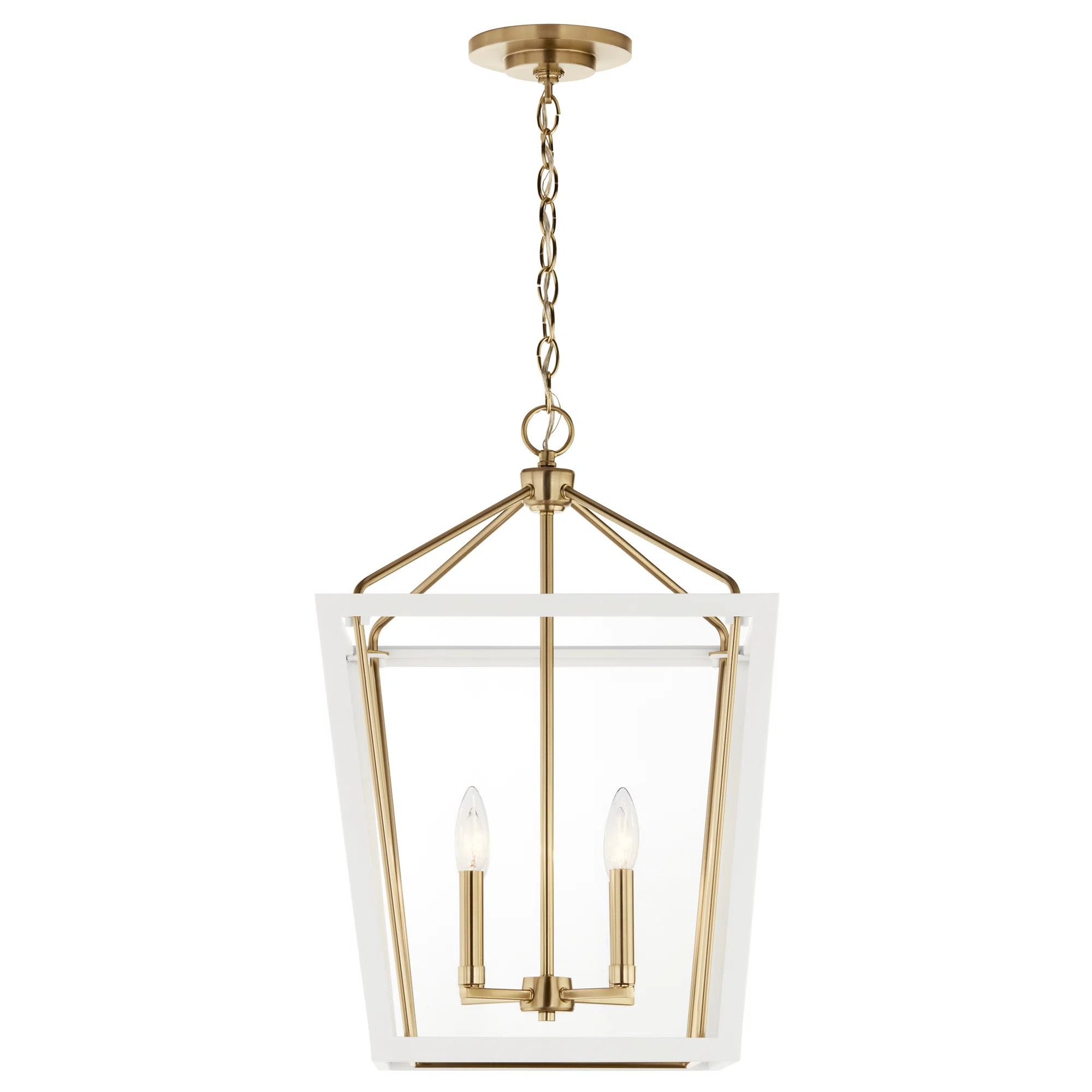 Toccaro 4 - Light Steel Dimmable Lantern Square Chandelier | Wayfair North America