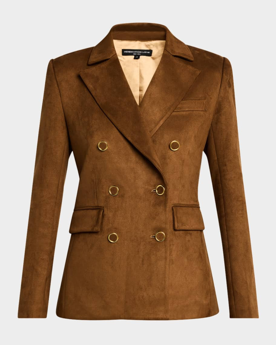 Generation Love Arielle Vegan Suede Blazer | Neiman Marcus