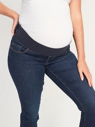 Maternity Front Low Panel Pop Icon Skinny Jeans | Old Navy (US)