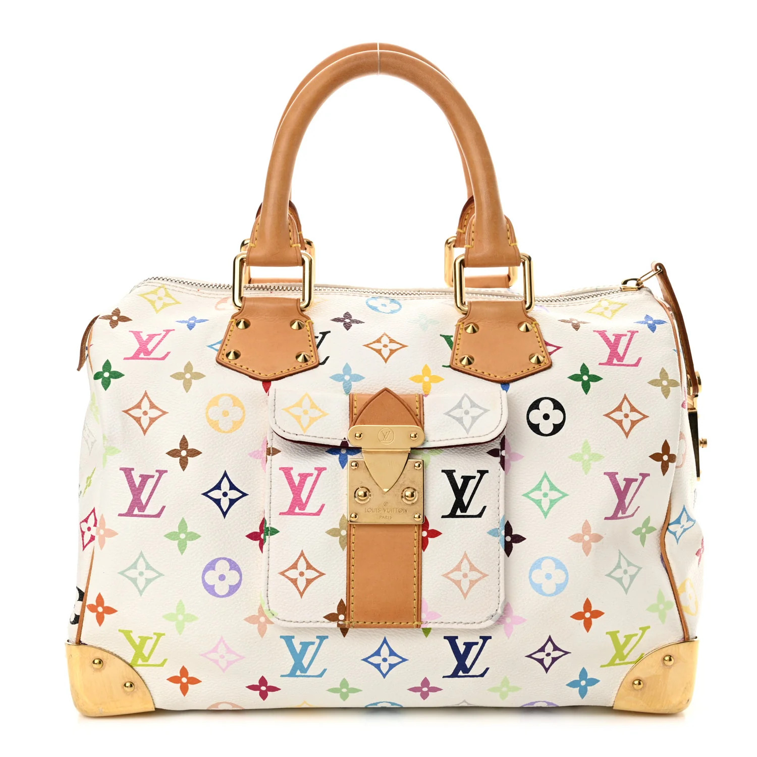 Monogram Multicolor Speedy 30 White | FASHIONPHILE (US)