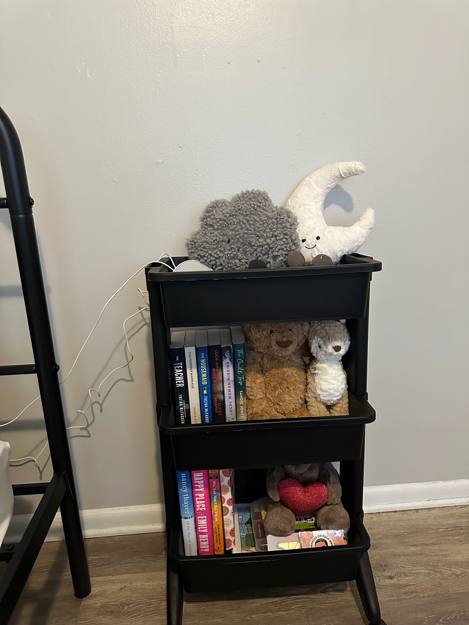 Amazing cart to use for a makeshift nightstand or for a college dorm . 

#LTKFindsUnder50 #LTKHome