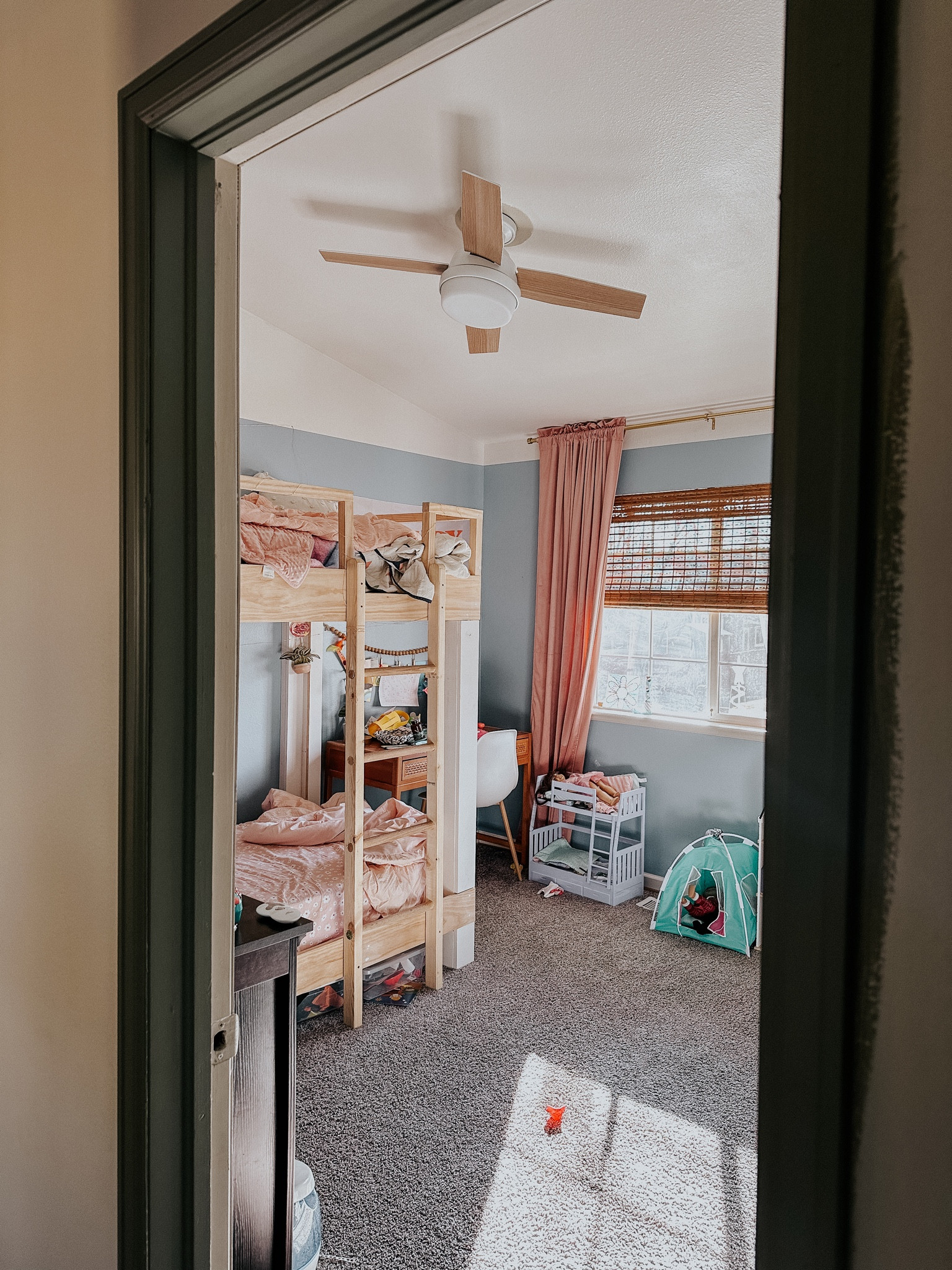 I let my girls pick out most of the pieces for their room. I want them to have a sense of ownership over their space and for them to love it. (Bunk beds will get painted soon 😂) 

#LTKhome #LTKkids #LTKfamily