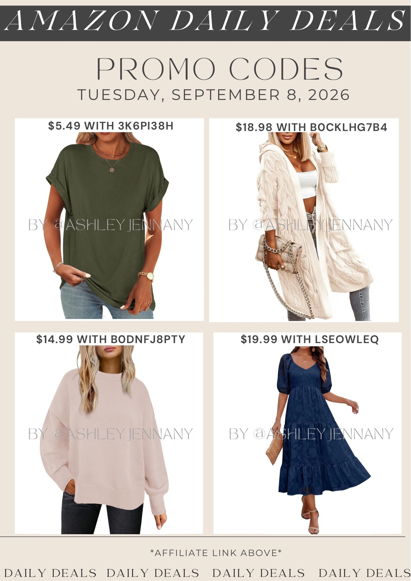 Amazon deals

#LTKMidsize #LTKSaleAlert #LTKSeasonal