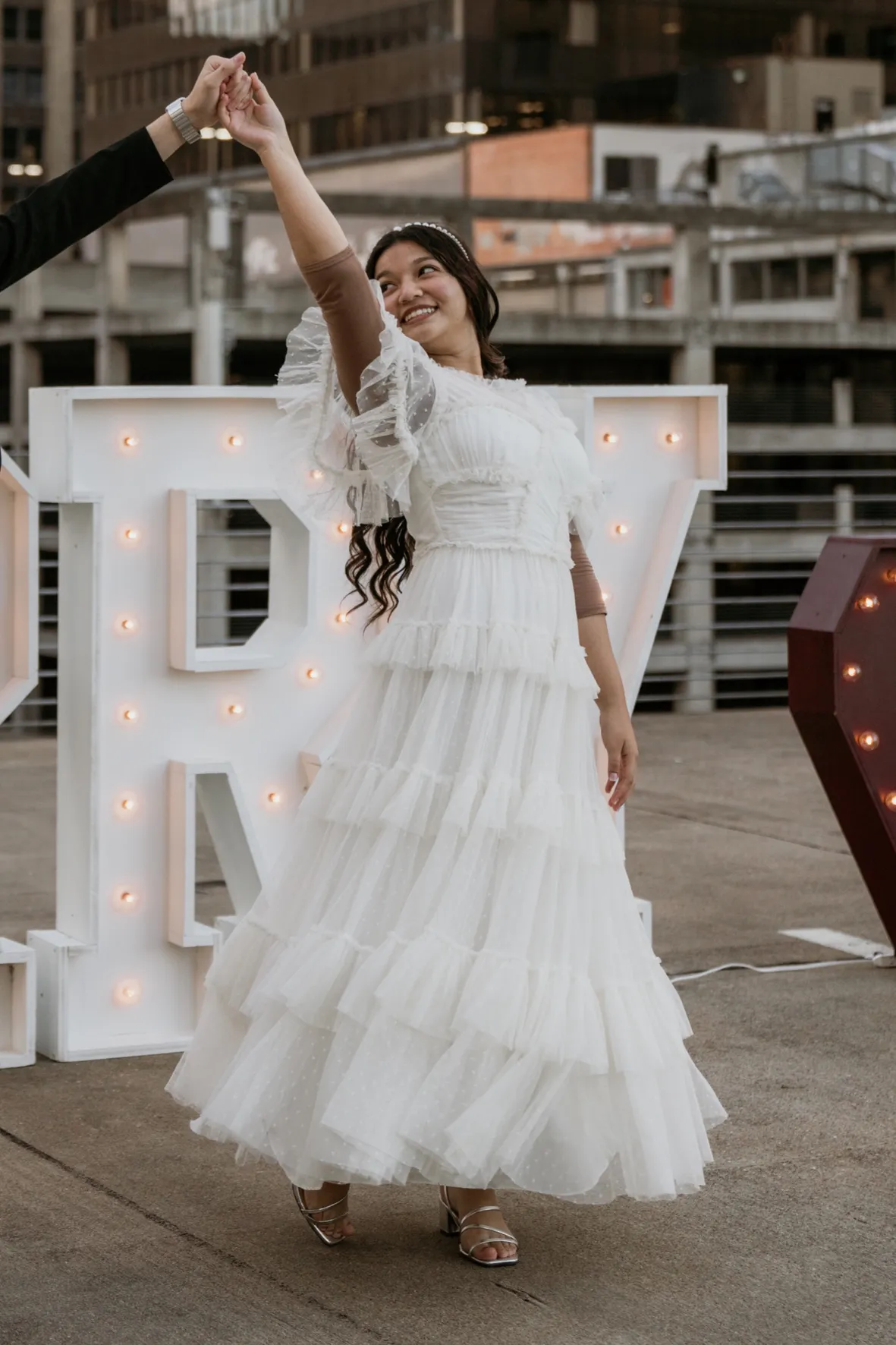 white whimsical dress Looking for ethereal, like this under 1k, for wedding reception! Based in the US : r/findfashion and flutter sleeves Cottagecore Embroidered Cotton White Dress