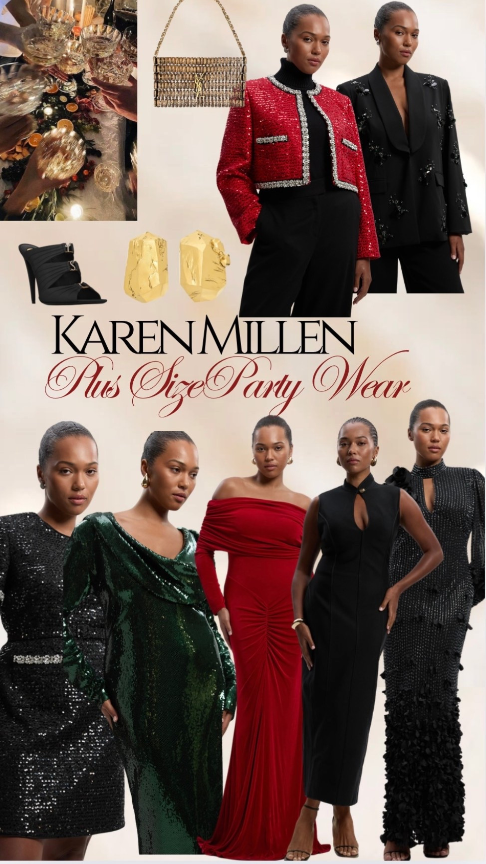 My top picks from Karen Millen Plus size party wear. 🌲 #christmasparty 

#LTKpartywear #LTKplussize