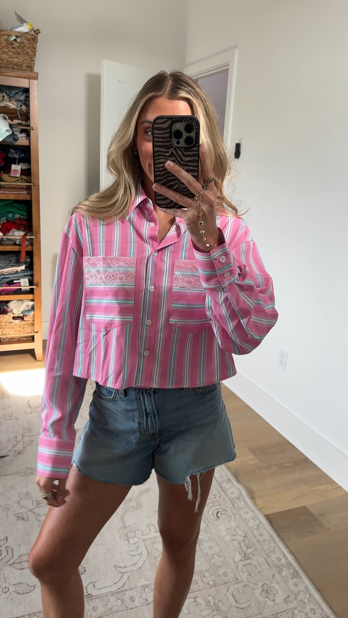 Amazon size small FindThy Women’s Striped Button Down Shirt Classic Lace Patchwork Cropped Summer Shirts Tops

#LTKootd #LTKSaleAlert #LTKSeasonal