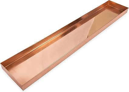 Achla Designs Long Copper Rectangular Windowsill Plant Tray, 29-in | Amazon (US)