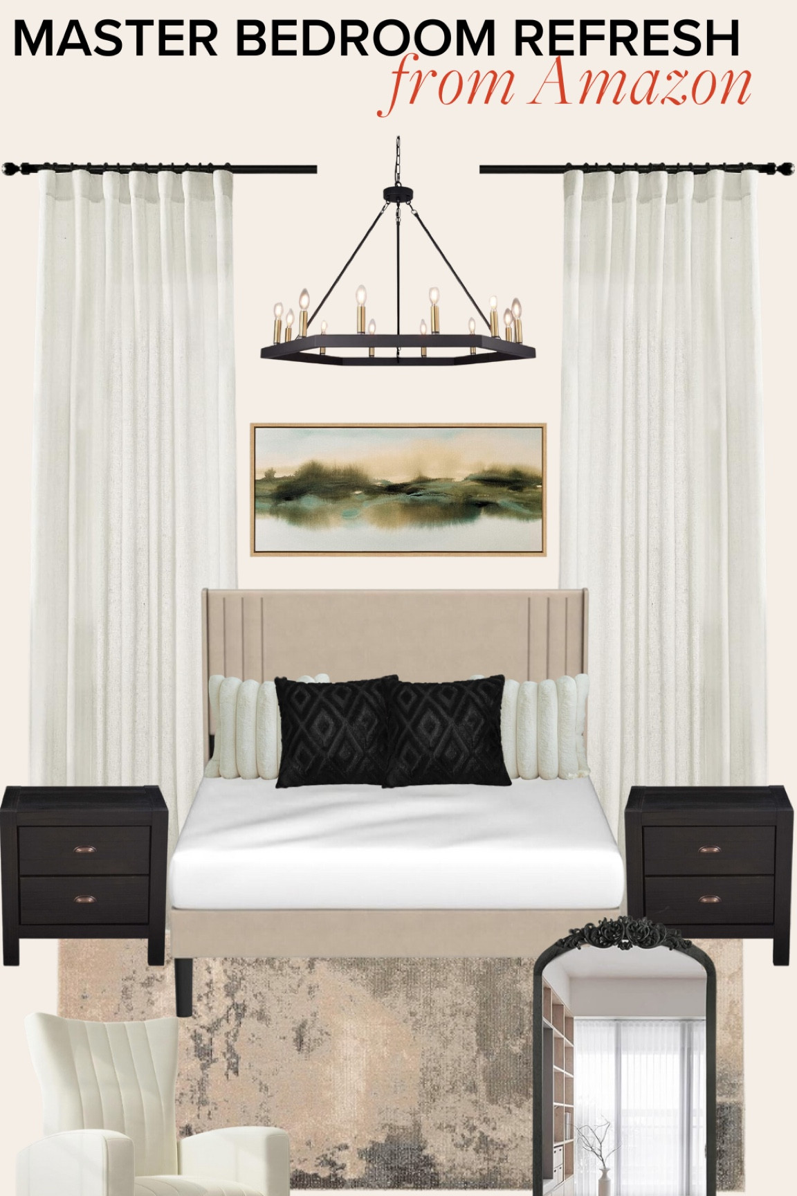 Modern last bedroom decor ideas with neutral bedding and decor! 

Neutral master bedroom / bedroom inspo / neutral decor / bedroom inspiration / master bedroom bed frame 

#LTKhome #LTKsalealert #LTKunder100