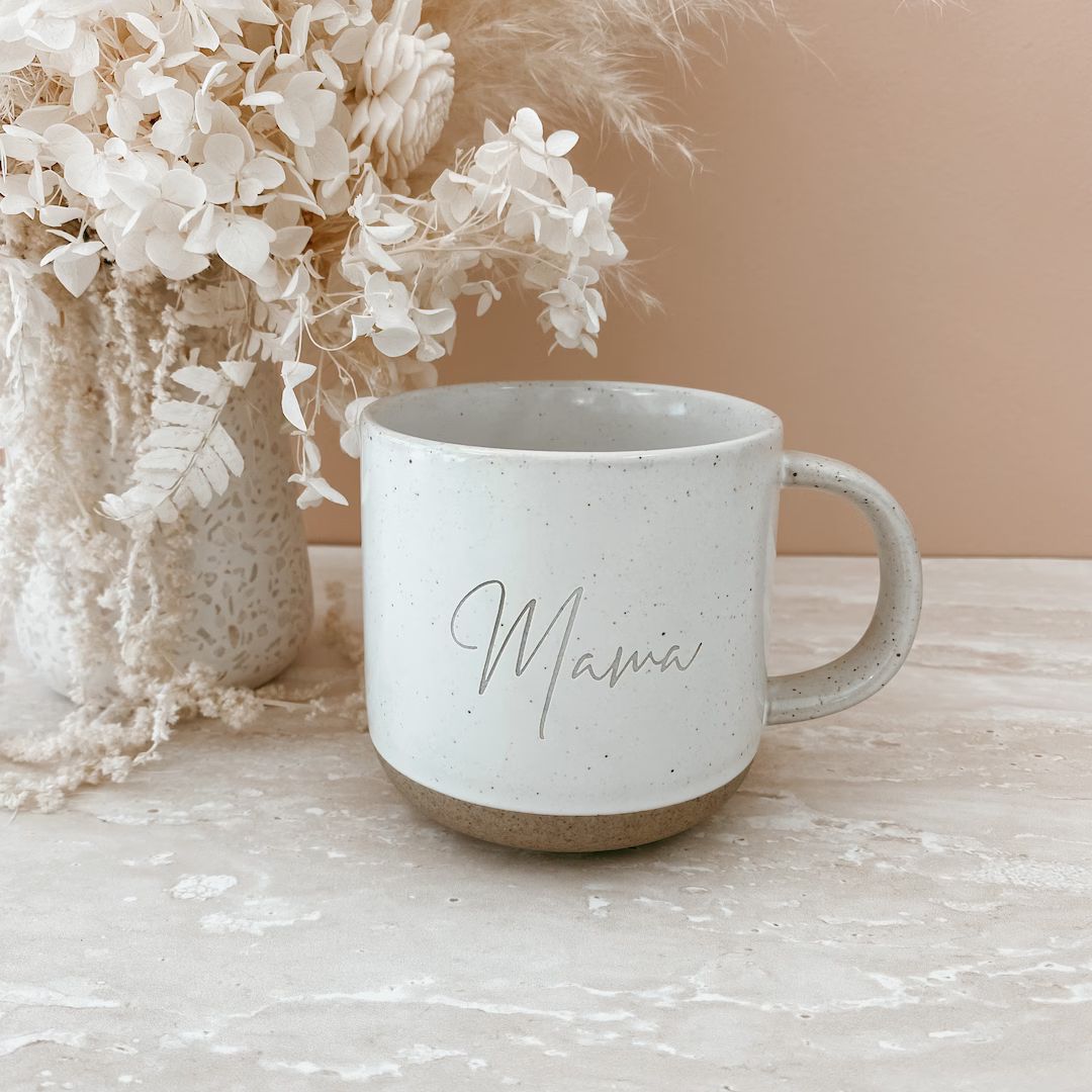 Handcrafted Ceramic MAMA mug | Etsy (US)