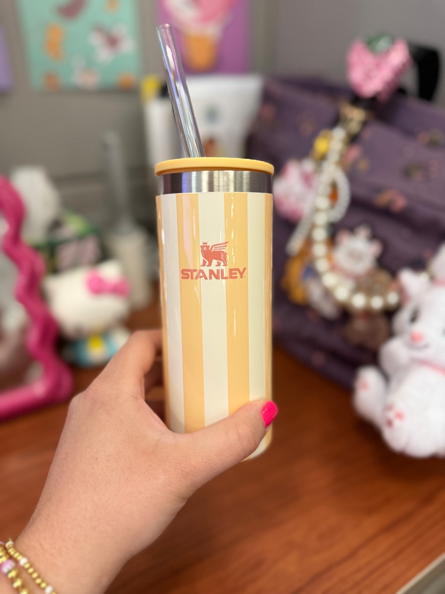 Stanley slim can cooler in cabana butter gloss 🍋 

#LTKHome #LTKFindsUnder50 #LTKSeasonal