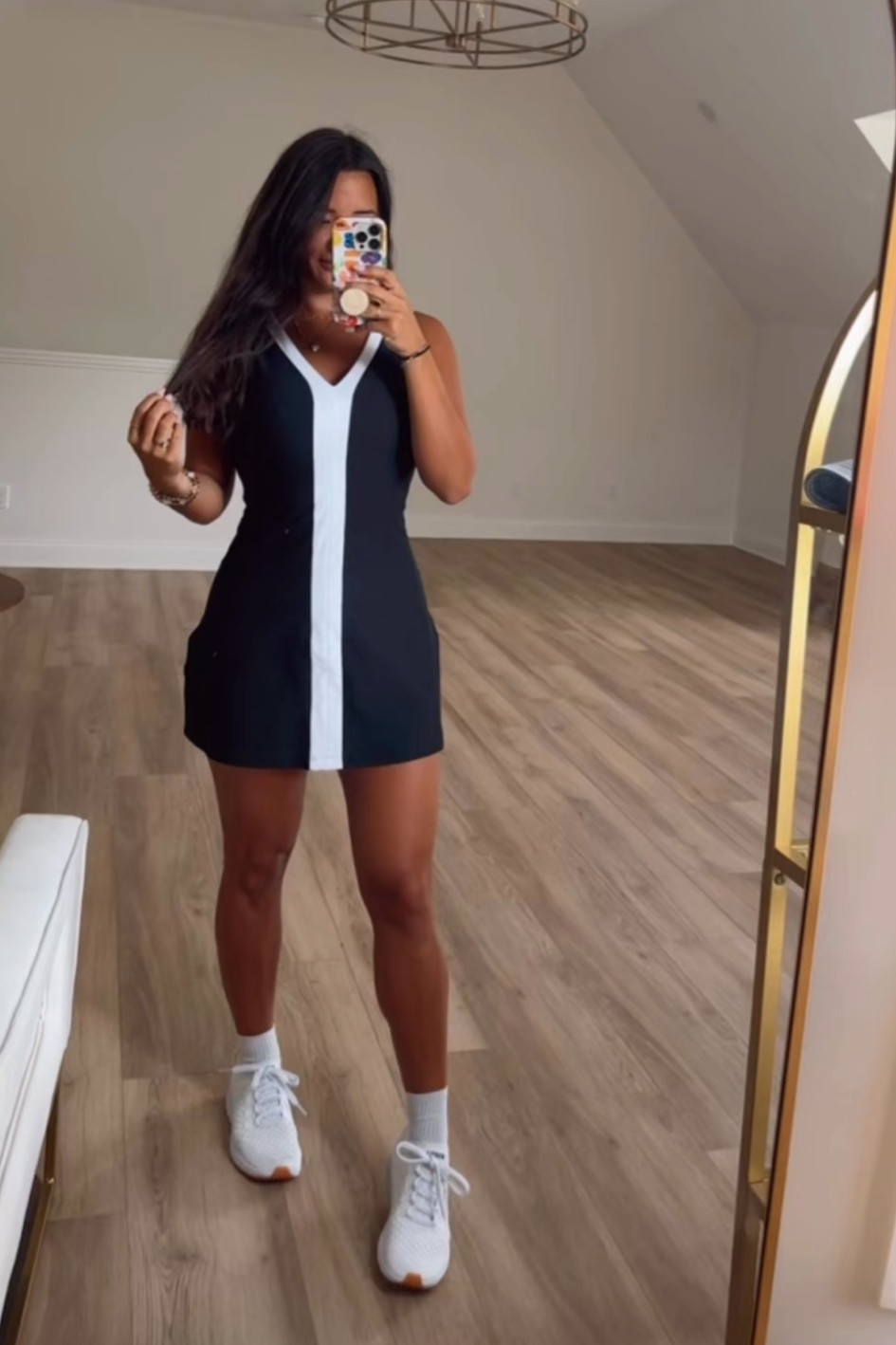 the BEST sporty dress (with built in shorts!!) so comfy 