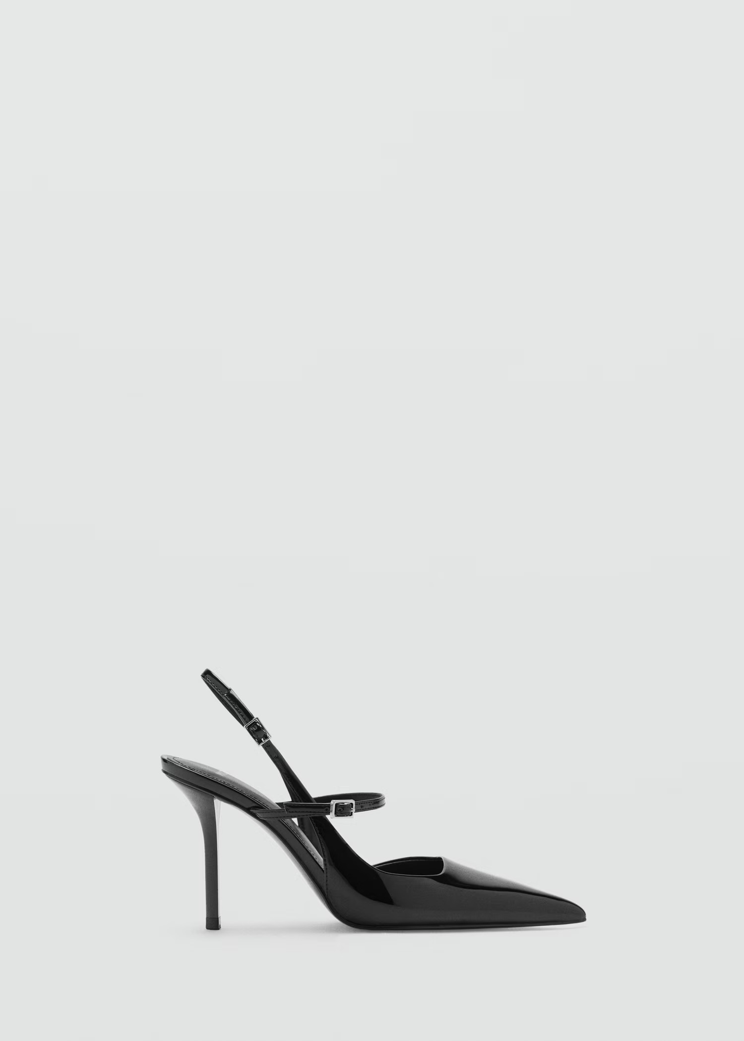 Patent leather shoes with straps and buckle - Women | MANGO USA | Mango (US/MX/AU)