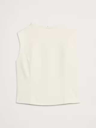 Lightweight Ponte Boat-Neck Top | Banana Republic (US)