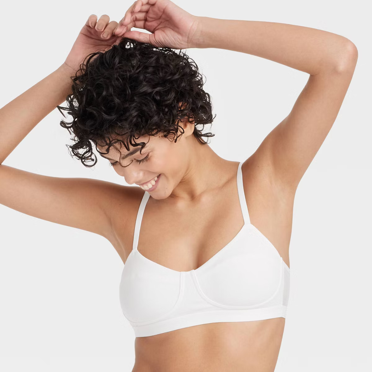 Women's Balletcore Bralette - Colsie™ Off-White XL | Target