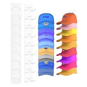 2 Pack Hat Organizer for Baseball... | Amazon (US)