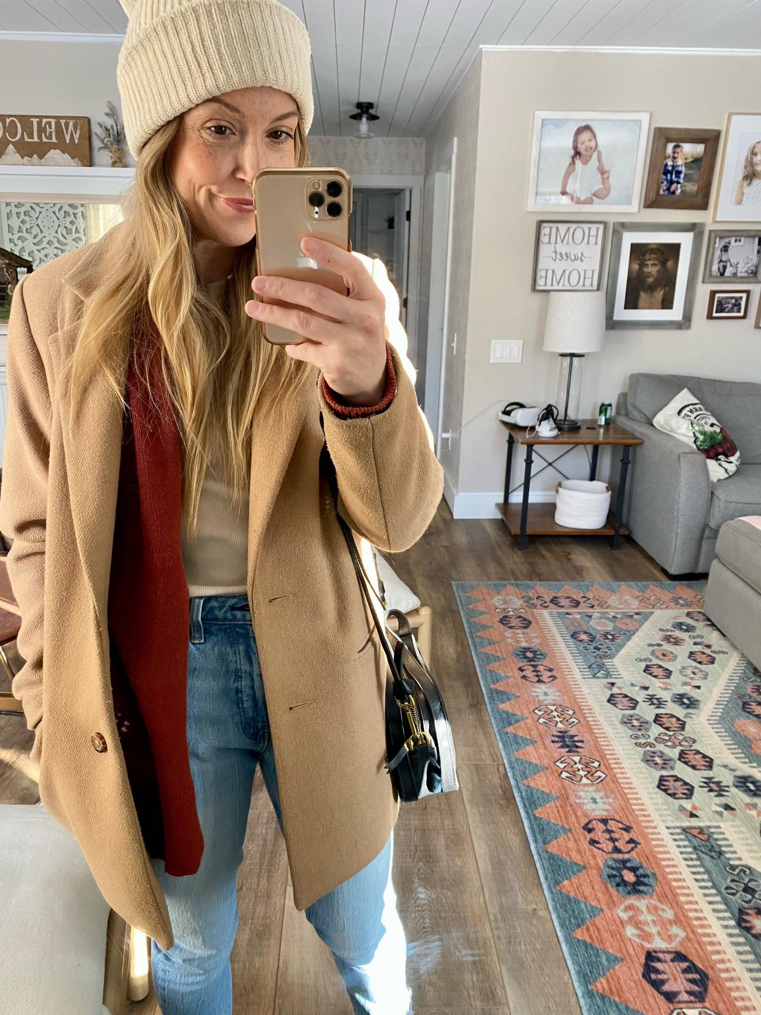 Dad coat season 🤍🤍🤍