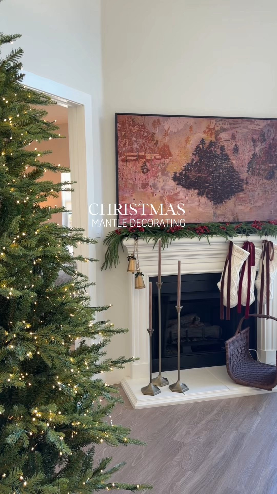 christmas mantle 

#LTKSeasonal #LTKHoliday #LTKHome